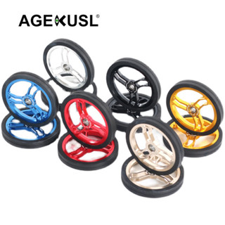 Aceoffix ล้อจักรยาน Ezwheel Easy Wheels Easywheels 80 มม. Rollers Use For Brompton Pikes Crius Camp Royale Folding Bike