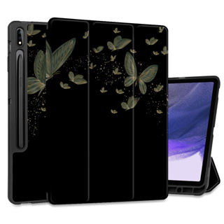 เคสแท็บเล็ตหนัง เพ้นท์สีได้ สําหรับ Galaxy Tab S8 Plus 12.4 นิ้ว 2022 2023 Samsung Galaxy Tab S8 Plus 12.4 นิ้ว Tab S8+ S7 fe S7