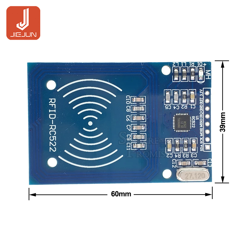 MFRC-522 RC-522 RC522 13.56 Mhz เสาอากาศ RFID IC โมดูลไร้สายสําหรับ ...