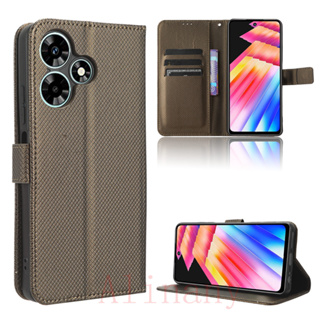 infinix Hot 30i เคส PU Leather Case เคสโทรศัพท์ Stand Wallet infinix Hot 30i NFC เคสมือถือ Cover