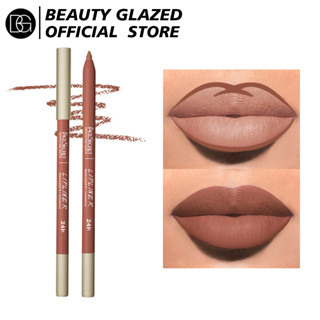 Beauty GLAZED เครื่องสําอาง ลิปสติก ลิปกลอส เนื้อแมตต์กํามะหยี่ กันน้ํา ติดทนนาน 4 สี