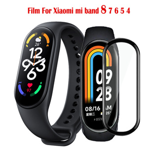 For Xiaomi Mi Band 8 7 6 NFC ฟิล์ม ฝาครอบหน้าจอสําหรับ for xiaomi band 8 7 5 mi band 8 6 miband 8 7 4