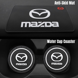 [พร้อมส่ง] แผ่นแดชบอร์ดรองแก้วน้ํา กันลื่น สําหรับ Mazda 3 Atenza CX5 cx8 CX4 M6 CX30