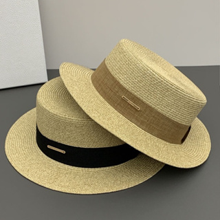 หมวกฟางกันแดด แบบพับได้ สไตล์ฝรั่งเศส เหมาะกับฤดูใบไม้ผลิ และฤดูร้อน สําหรับผู้หญิง