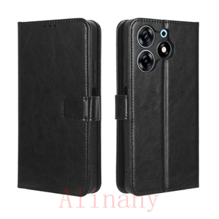 Tecno Spark 10 Pro เคส PU Leather Case เคสโทรศัพท์ Stand Wallet Tecno Spark10 Pro เคสมือถือ Cover