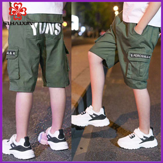 Boys shorts new children five point thin section breathable cotton trousers Kids Short Pants Casual Overalls Elastic Waist