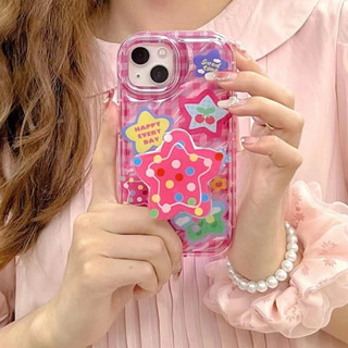 เคสโทรศัพท์มือถือ Tpu นิ่ม ลายดาวห้าแฉก สําหรับ iPhone 12promax 13promax 14 14promax 14pro 11