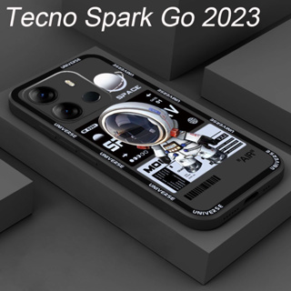 เคสโทรศัพท์ซิลิโคน TPU แบบนิ่ม ลายนักบินอวกาศ กันกระแทก สําหรับ Tecno Spark 6 GO 2020 2021 2023 POP 7 Pro 5 Air 6 Air Pouvoir 4 Pro LC7 LC8 6 7P 7 Pro