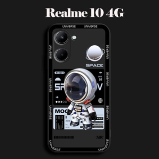 เคสโทรศัพท์ซิลิโคน TPU แบบนิ่ม ลายนักบินอวกาศ กันกระแทก สําหรับ OPPO Realme 10 9 Pro Plus 9i 10T 4G 5G