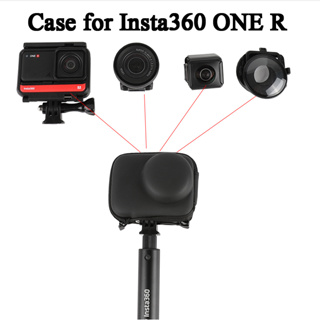 กระเป๋าเคส เลนส์กระจก มุมกว้าง 4K องศา อุปกรณ์เสริม สําหรับ Insta360 ONE R RS Dual-Lens 360 Mod Leica