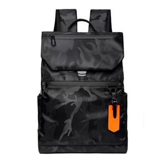 กระเป๋าเป้สะพายหลัง กระเป๋าแล็ปท็อป ลายพราง กันน้ํา พอร์ต Usb ขนาด 15.6 นิ้ว สไตล์นักธุรกิจ แฟชั่นสําหรับผู้ชาย