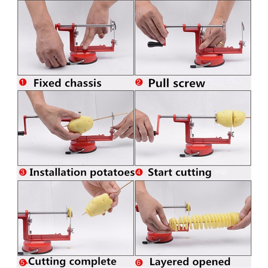อุปกรณ์หั่นมันฝรั่ง-แบบเกลียว-สเตนเลส