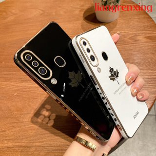 เคสโทรศัพท์มือถือ ซิลิโคนนิ่ม กันกระแทก ลายการ์ตูนใบเมเปิ้ล สําหรับ OPPO A31 2020 DDFY02