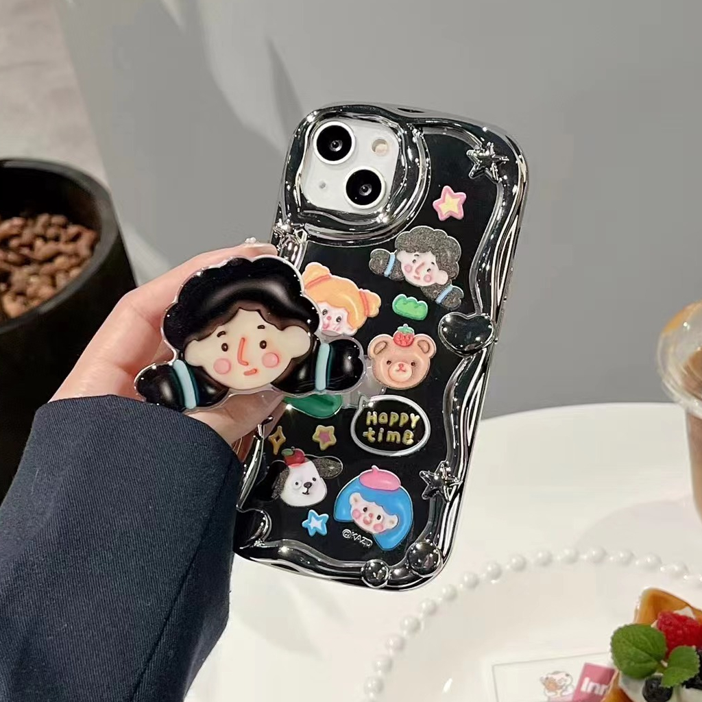 เคสโทรศัพท์มือถือนิ่ม-ลายเด็กผู้ชายบุบรูเน็ต-สําหรับ-iphone-12promax-13proamx-14-14promax-14pro