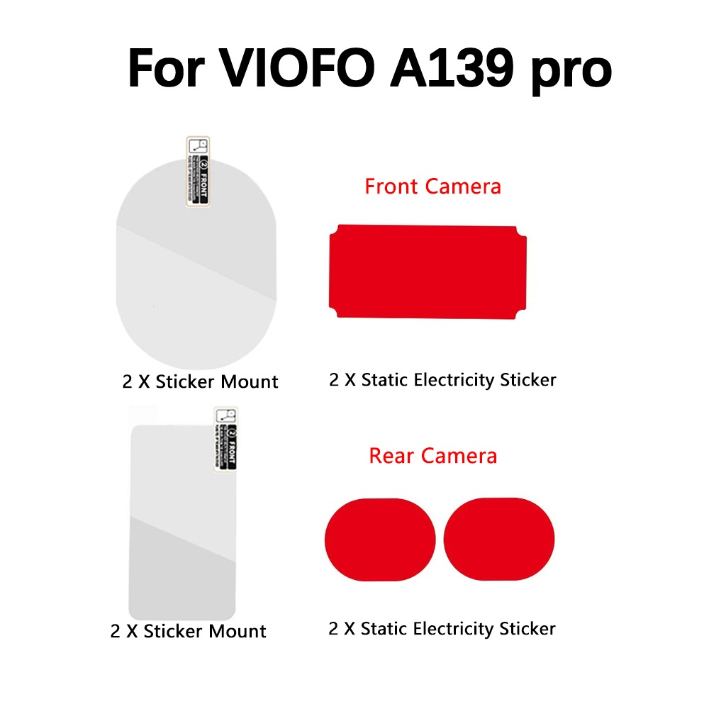 ชุดอุปกรณ์เสริมกล้อง-viofo-a139-pro-และสติกเกอร์ฟิล์ม-3m-สําหรับ-viofo-a139-smart-3m