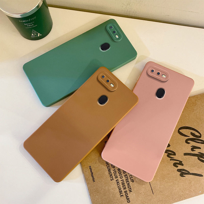 oppo-a5s-a7-a12-f9-pro-r15-a83-a59-c1-c2-สี่เหลี่ยม-กันชน-ป้องกันกล้อง-นิ่ม-tpu-บาง-เคส