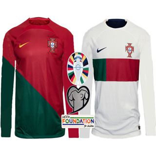 22 23 home and away PortugalJOAO FELIX ชุดเสื้อฟุตบอล แขนยาว ลาย RUBEN NEVES BRUNO RONALDO FERNANDES สําหรับผู้ชาย 2022