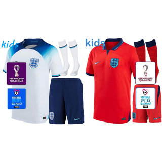 ถ้วยโลก!แผ่นแพทช์ World Cup 2022 ลาย England HOME and away Fans พร้อมถุงเท้า *สินค้าพร้อมส่งในพื้นที่ !!!!*