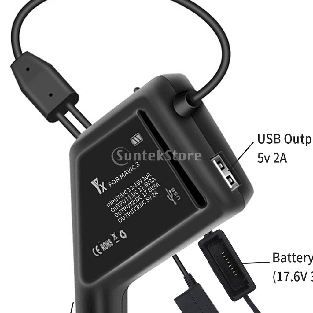 mavic-3-car-charger-3-in-1-charging-battery-charger-with-usb-compatible-for-dji-mavic-drone-remote-controller-accessories