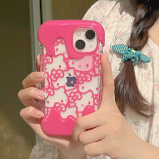 เคสมือถือ แบบนิ่ม ลายคิตตี้ 3D กันกระแทก สําหรับ iPhone 14PROMAX 11 12PROMAX 12 12PRO 13 13PRO 13PROMAX 14 14PRO