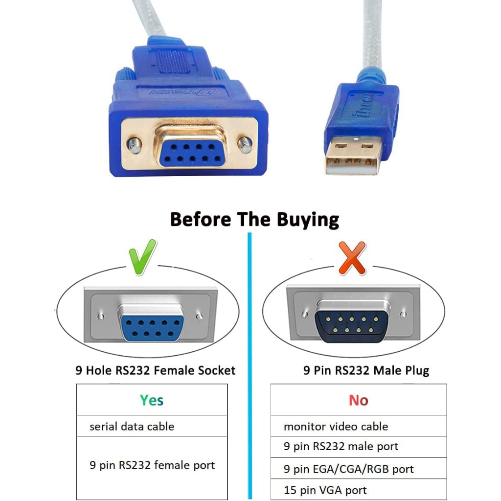 dtech-สายเคเบิลอะแดปเตอร์อนุกรม-usb-เป็น-rs232-db9-ตัวเมีย-ยาว-1-8-ม-รองรับ-usb-2-0-windows-10-8-7-linux-1-8-ม-สีฟ้า