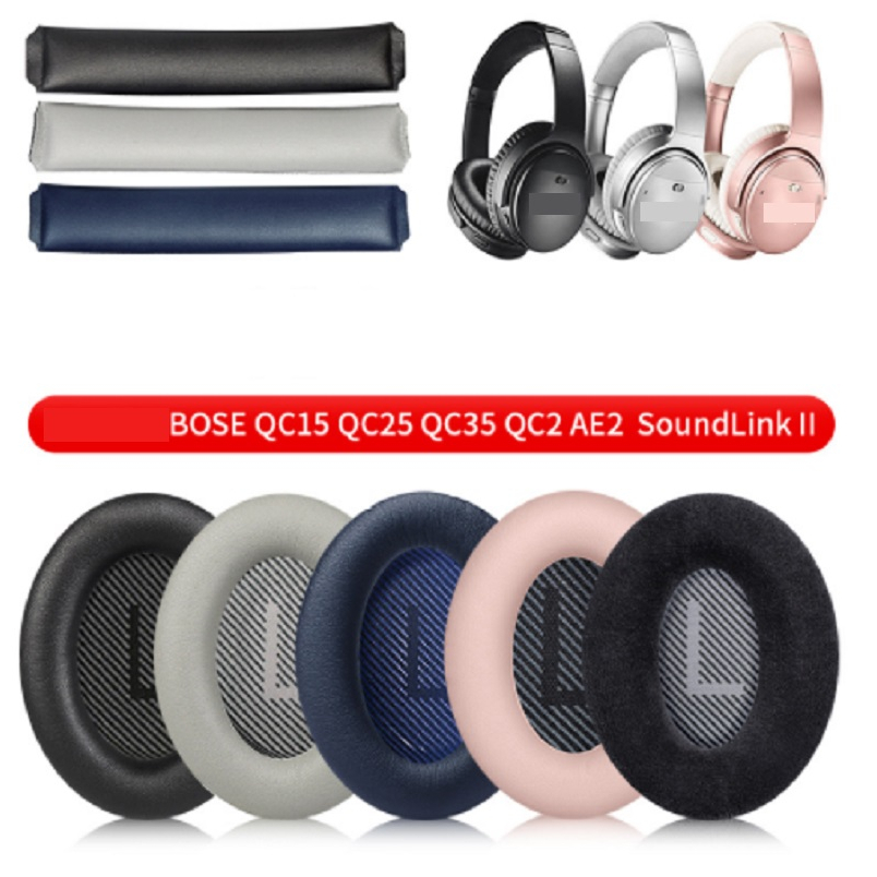 Cuscinetti Auricolari Di Ricambio Per Cuffie Bose Quietcomfort Qc15 Qc25 Qc35 Nuovi - Foto 9