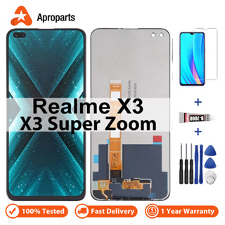 อะไหล่หน้าจอสัมผัสดิจิทัล LCD แบบเปลี่ยน สําหรับ OPPO Realme X3 X3 SuperZoom RMX2142 RMX2086