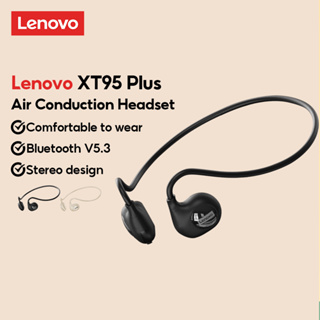 สินค้า Lenovo XT95 Plus TWS หูฟังบลูทูธไร้สาย BT5.3 ขนาดเล็ก คุณภาพ พร้อมไมโครโฟน รองรับการโทร วิดีโอ แอนดรอยด์ สําหรับเล่นเกม โทรศัพท์มือถือ