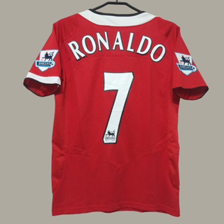 เสื้อกีฬาแขนสั้น ลายทีมชาติฟุตบอล Man-U RONALDO ROONEY คุณภาพสูง 04-06 ชุดเหย้า สําหรับผู้ชาย