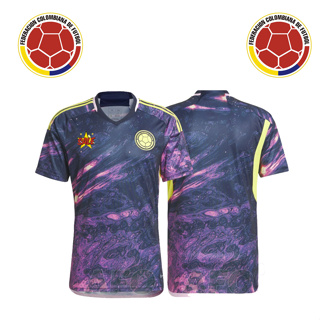 เสื้อกีฬาแขนสั้น ลายทีมชาติฟุตบอล Colombia Jersey 2023 ชุดเหย้า คุณภาพสูง สําหรับผู้ชาย และผู้หญิง