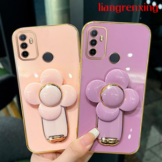 เคส OPPO A53 2020 เคสโทรศัพท์มือถือ ซิลิโคนนิ่ม กันกระแทก พร้อมที่ตั้งวาง สําหรับ OPPO A53 2020 DDFS01 น่ารัก ลายการ์ตูน กันกระแทก