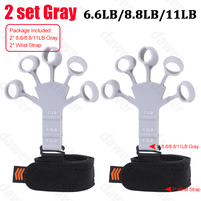 กริปเปอร์ซิลิโคน 2 ชิ้น finger gripper พร้อม 6 ระดับ ที่ทนทาน สําหรับ