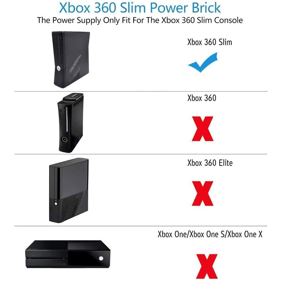อะแดปเตอร์พาวเวอร์ซัพพลาย-ac-แบบเปลี่ยน-สําหรับ-xbox-360-slim-xbox-360-slim-console