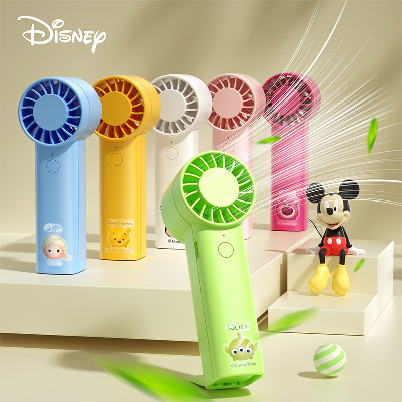 disney-dy-805-พัดลมมือถือ-ขนาดเล็ก-แบบพกพา-ลายหมีพูห์-เอลซ่า-สตรอเบอร์รี่-หมี-lotso-270-พัดลมน่ารัก-สามารถปรับได้