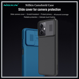 Nillkin เคสโทรศัพท์มือถือ สำหรับ Xiaomi Redmi Note Note 12 Pro 11 Pro+ 11S 10S Pro 5G Case Camshield กับ แบบสไลด์ กันกล้อง PC หรูหรา สีดำ สีฟ้า แข็ง ปลอก