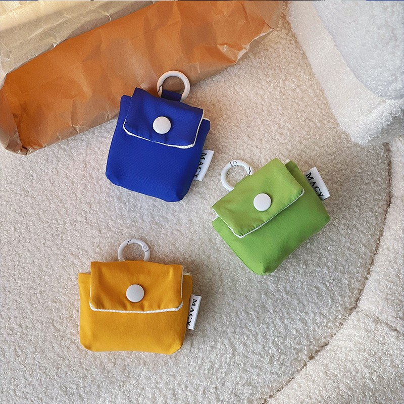 เคสหูฟังบลูทูธไร้สาย-แบบนิ่ม-พร้อมตะขอ-สไตล์เกาหลี-สําหรับ-airpods-pro-1-2-3