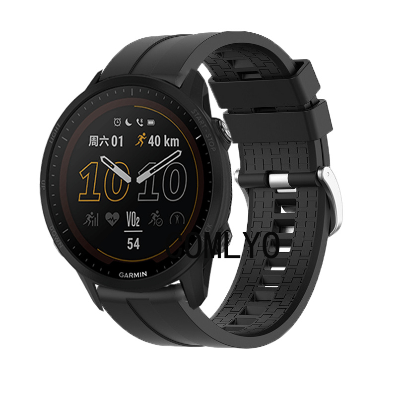 สายนาฬิกาข้อมือซิลิโคน-สําหรับ-garmin-forerunner-955-965