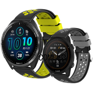 สายนาฬิกาข้อมือซิลิโคน แบบนิ่ม สําหรับ Garmin Forerunner 955 965