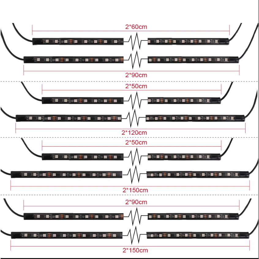 12v-rgb-ใต้รถ-led-แถบไฟใต้แสง-ยืดหยุ่น-เพลง-ตกแต่งด้านล่าง-บรรยากาศโคมไฟแชสซี