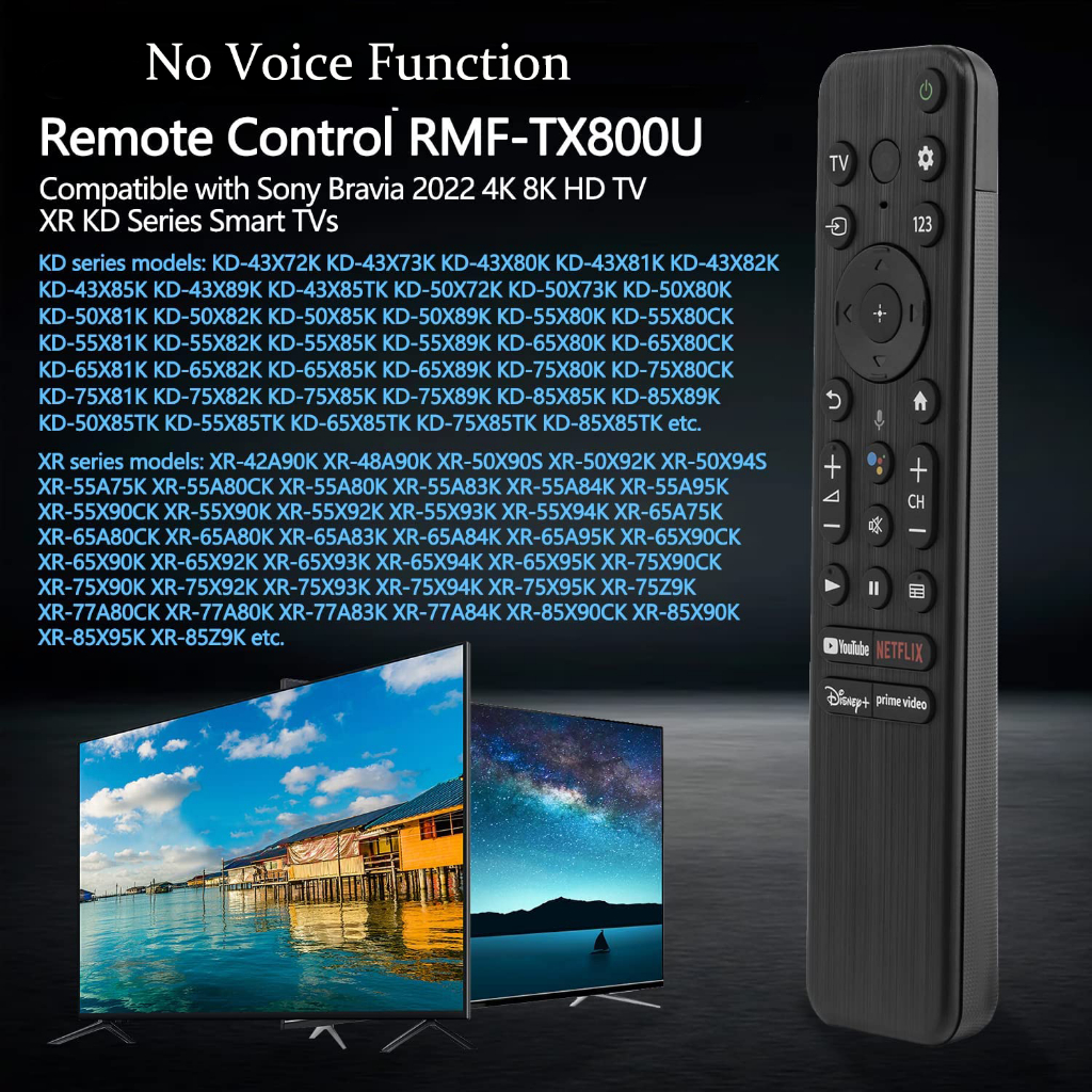 rmf-tx800u-rmf-tx900u-รีโมตคอนโทรล-สําหรับสมาร์ททีวี-sony-4-8k-hd-2022-4k-8k-hd-xr-kd-series-tv-ไม่มีฟังก์ชั่นเสียง