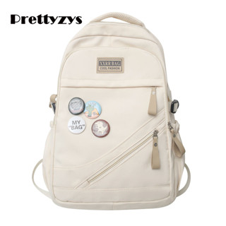 Backpack Prettyzys 2023 Korean ulzzang Bagpack Large capacity 15.6 inch For High School Student Bag