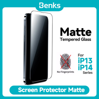 [Benks Official] Benks VPRO ฟิล์มกระจกนิรภัยกันรอยหน้าจอ ผิวด้าน 0.3 มม. กันรอยนิ้วมือ กันรอยขีดข่วน สําหรับ iPhone 14 Plus Pro Max