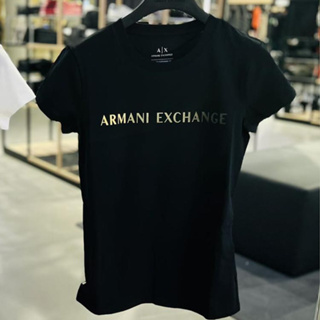 Armanis ใหม่ เสื้อยืดลําลอง แขนสั้น คอกลม แฟชั่นสําหรับสตรี GD421