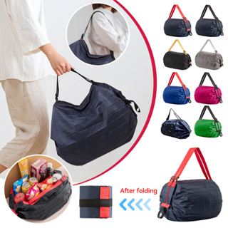 กระเป๋าช้อปปิ้ง กันน้ํา แบบพกพา สามารถพับได้ เหมาะกับเดินชายหาด ซูเปอร์มาร์เก็ต ร้านขายของชํา