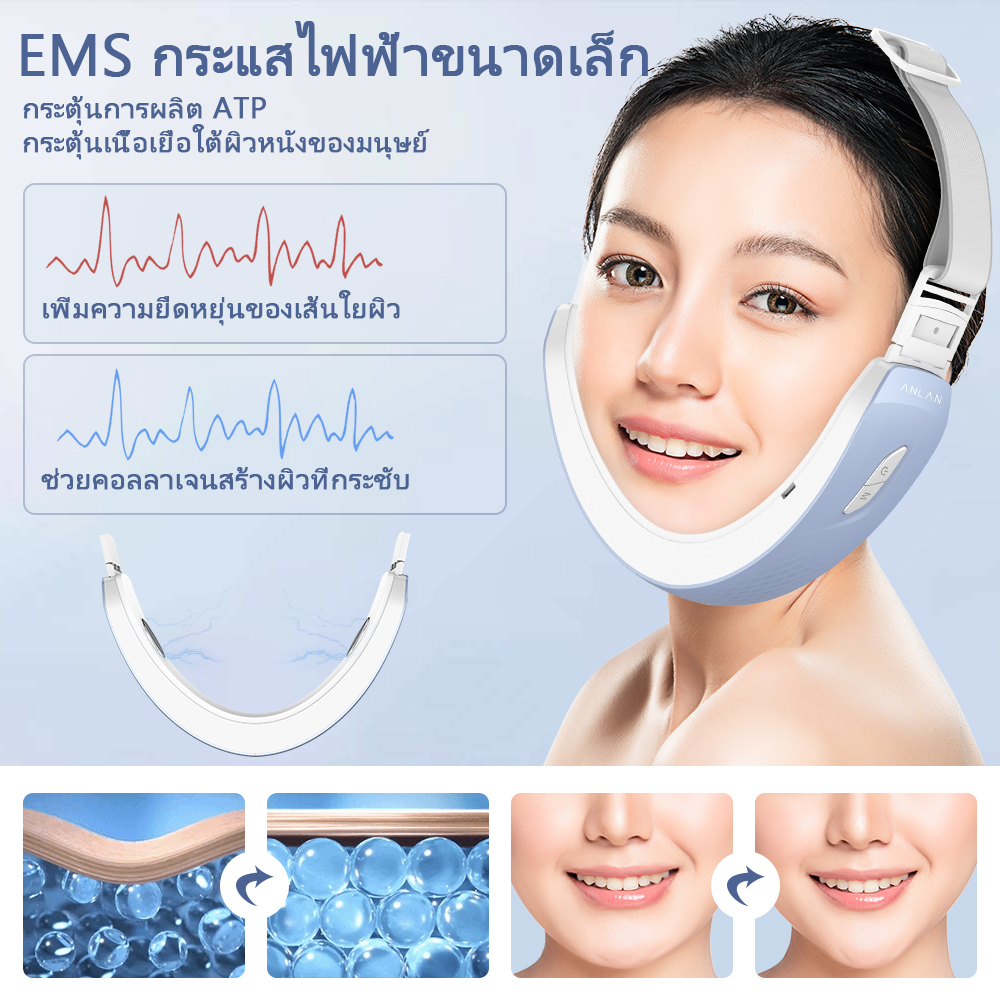 anlan-เครื่องยกกระชับใบหน้า-เครื่องนวดหน้าเรียว-รัดหน้าเรียว-v-shape-ems-สั่นสะเทือน-ลดคางสองชั้น