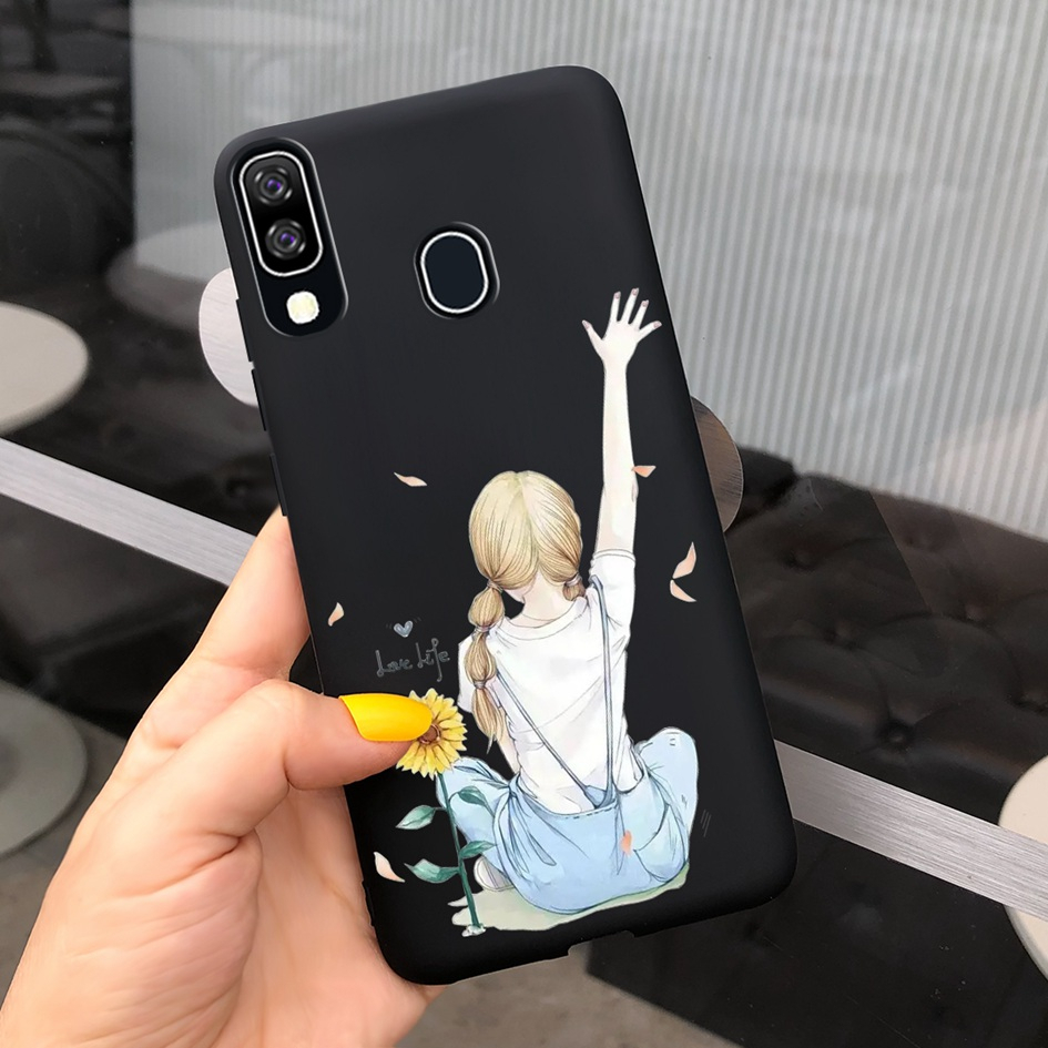 ใหม่-เคสโทรศัพท์มือถือ-ซิลิโคน-บาง-ลายเพ้นท์แฟชั่น-สําหรับ-samsung-a40-2019-sm-a405f-galaxy-a40-a-40