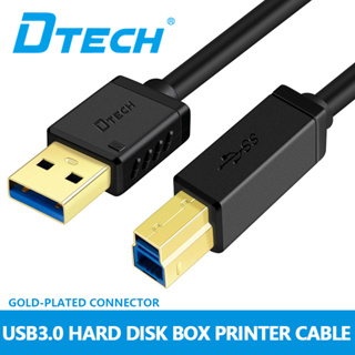Dtech สายเคเบิลเครื่องพิมพ์ USB เป็น USB b Type A 3.0 ตัวผู้ เป็นตัวผู้ KVM สําหรับแล็ปท็อป คอมพิวเตอร์