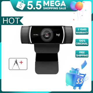 Logitech C922 Pro กล้องเว็บแคม สตรีมมิ่งวิดีโอ 1080P Full HD