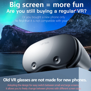Vrg Pro X7 3D VR ชุดหูฟังเสมือนจริง พร้อมตัวควบคุม