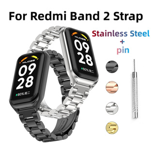 สายรัดข้อมือ โลหะ สเตนเลส สําหรับ Redmi Band 2 Redmi Smart Band 2